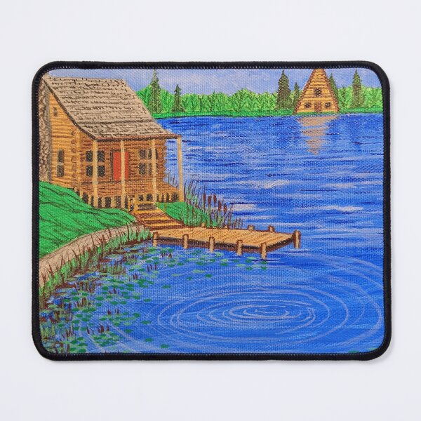 Item preview, Cabin at the Lake in the Summer Season  designed and sold by Matt Starr Fine Art .