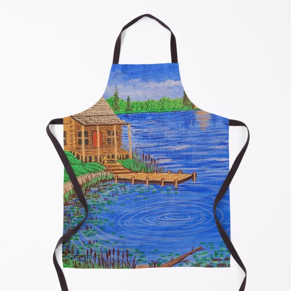Item preview, Cabin at the Lake in the Summer Season designed and sold by Matt Starr Fine Art .