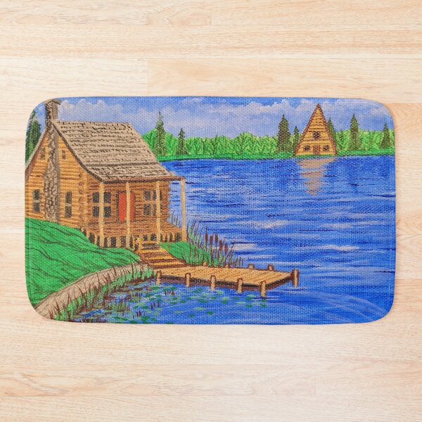 Item preview, Cabin at the Lake in the Summer Season  designed and sold by Matt Starr Fine Art .
