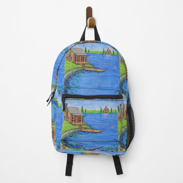 Item preview, Cabin at the Lake in the Spring Season  designed and sold by Matt Starr Fine Art .