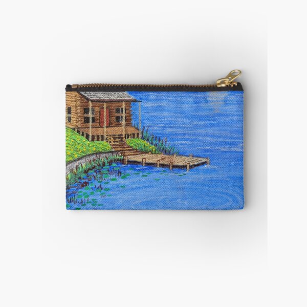 Item preview, Cabin at the Lake in the Spring Season  designed and sold by Matt Starr Fine Art .