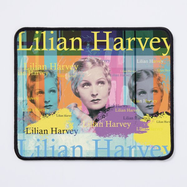 Item preview, Lilian Harvey Pop Art Portrait Collage designed and sold by Mauswohn.