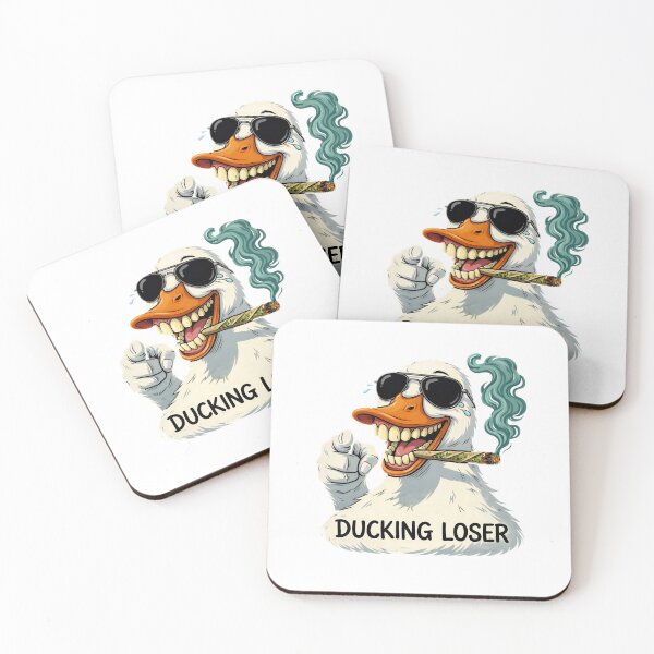 Item preview, Ducking Loser – Funny Sarcastic Duck Meme Illustration designed and sold by X4af  Official.