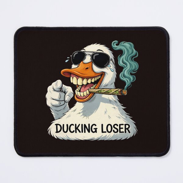 Item preview, Ducking Loser – Funny Sarcastic Duck Meme Illustration designed and sold by X4af Official.