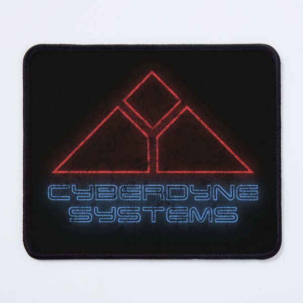 Item preview, Terminator Cyberdyne Systems 80s Retrowave Neon Logo Distressed designed and sold by Power Up Prints.