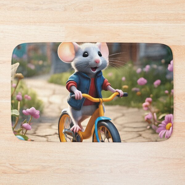 Item preview, Little mouse on a big bike tour designed and sold by Mauswohn.