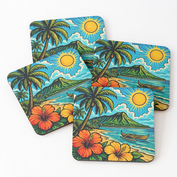 Item preview, Hawaii | Comics stylCartoone -  designed and sold by ComicsFactory.