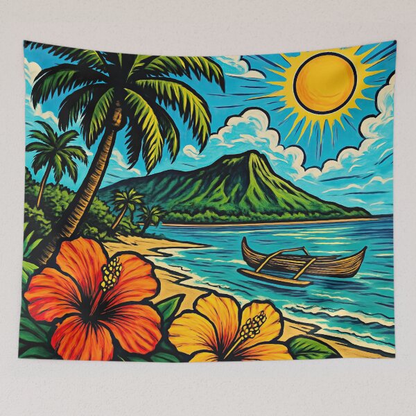 Item preview, Hawaii | Comics stylCartoone -  designed and sold by ComicsFactory.