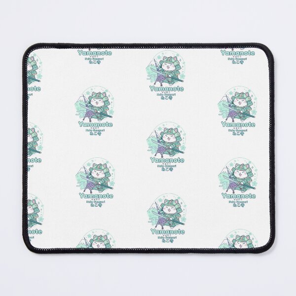 Item preview, Chibi Kawaii Cat Samurai Yamanote with Tokyo Tower & Mt Fuji Sticker Colour#2 designed and sold by KMChronicles.