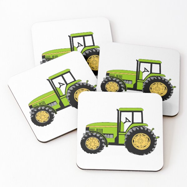 Item preview, Agricultural Green Tractor Illustration designed and sold by NalayakNobita.
