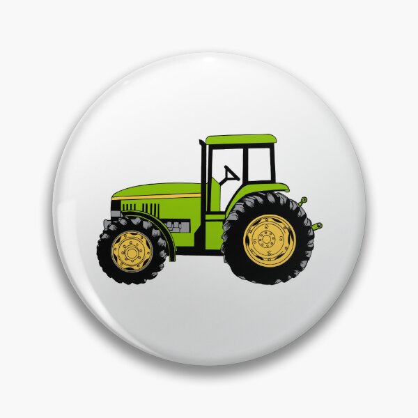 Item preview, Agricultural Green Tractor Illustration designed and sold by NalayakNobita.