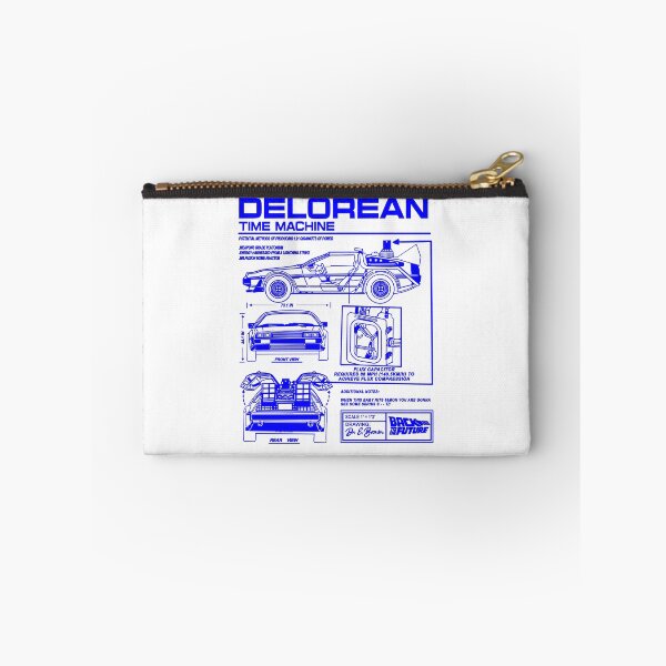 Item preview, Vintage Classic Car Delorean Project Blue designed and sold by PrintCarClub.
