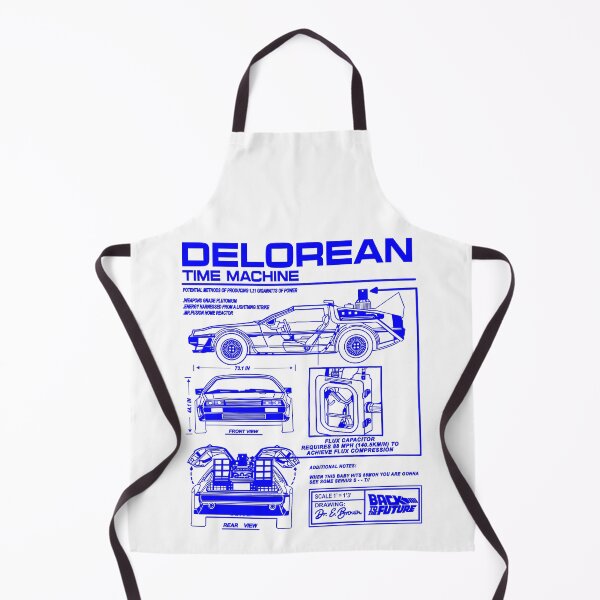 Item preview, Vintage Classic Car Delorean Project Blue designed and sold by PrintCarClub.