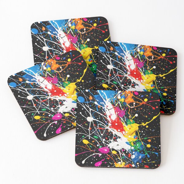 Item preview, Color Splash Abstract Paint Explosion designed and sold by Kaleidoscope Print.
