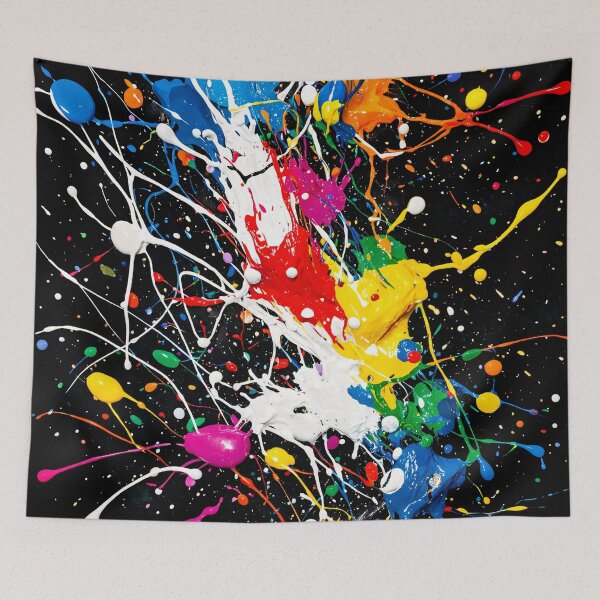 Item preview, Color Splash Abstract Paint Explosion designed and sold by Kaleidoscope Print.