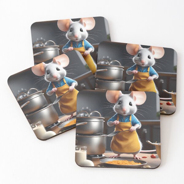 Item preview, Little mouse as head chef in the kitchen designed and sold by Mauswohn.
