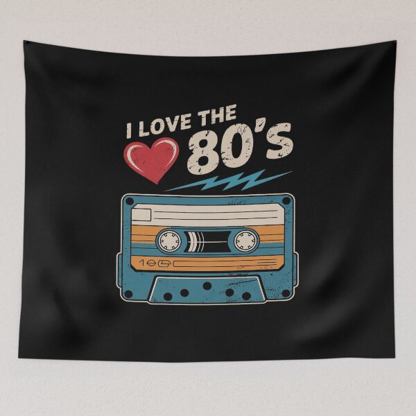 Item preview, I Love The 80s 80s Clothes for Women and Men designed and sold by angolinnArt.