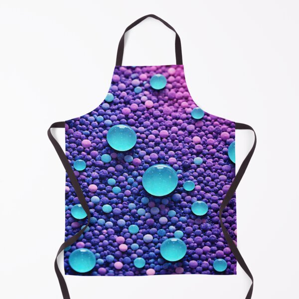 Item preview, Neon Bubble Beads Purple Blue designed and sold by Kaleidoscope Print.