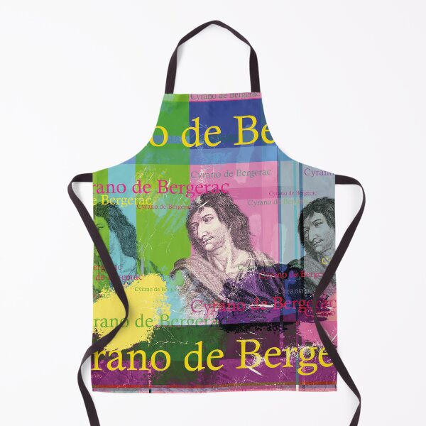 Item preview, Collage de retratos de Cyrano de Bergerac en estilo pop art designed and sold by Mauswohn.