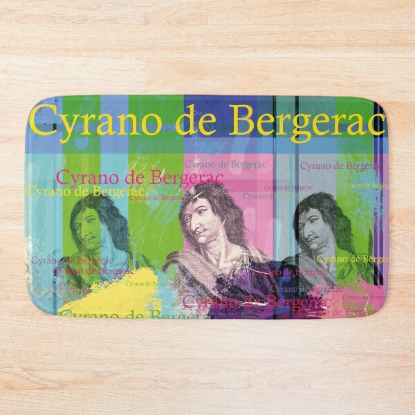 Artikelvorschau, Cyrano de Bergerac Porträt Collage im Pop-Art Stil entworfen und verkauft von Mauswohn.