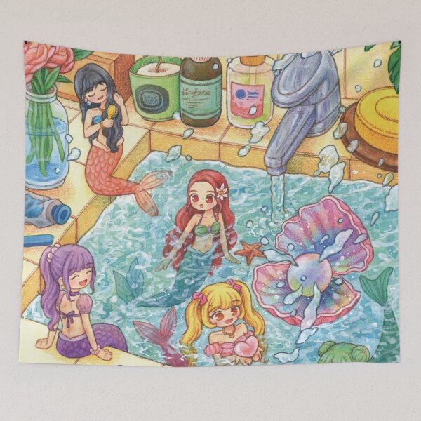 Item preview, Mermaids' Secret Playground designed and sold by rowonart.