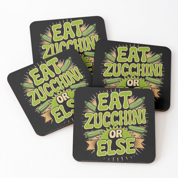 Item preview, Eat Zucchini Or Else – Funny Vegetable Quote designed and sold by 404wearpl.