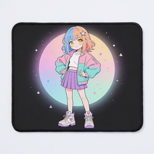 Item preview, Pastel Kawaii Anime Girl - Stylish Street Fashion Pose designed and sold by KMChronicles.