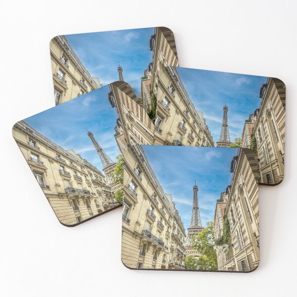 Item preview, Eiffel Tower Street Art Photo, Rue de l'Universite, Paris Art Print, designed and sold by Craig Bernstein.
