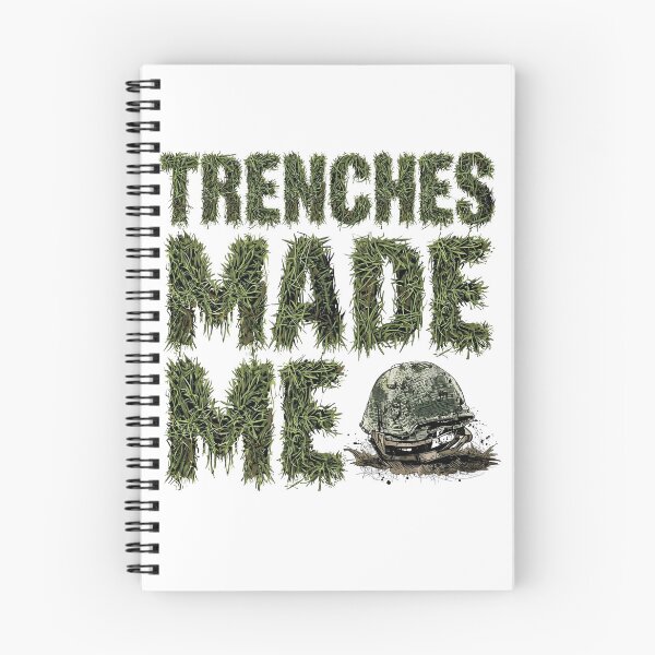 Item preview, Trenches Made Me – Football Line Play Grit Graphic Tee designed and sold by RMTrendy.