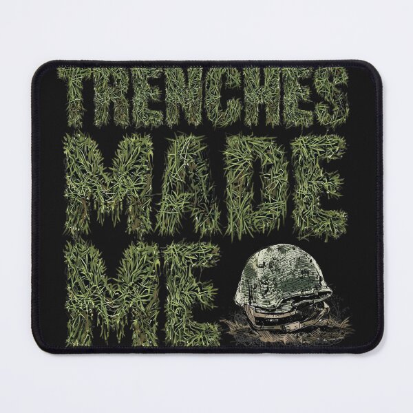 Item preview, Trenches Made Me – Football Line Play Grit Graphic Tee designed and sold by RMTrendy.
