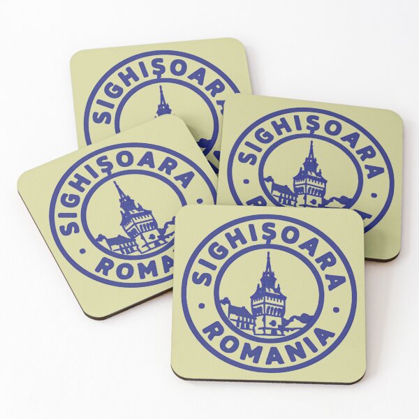 Item preview, Sighișoara Romania Emblem Sticker – Medieval City Seal Design designed and sold by Timeless Design.