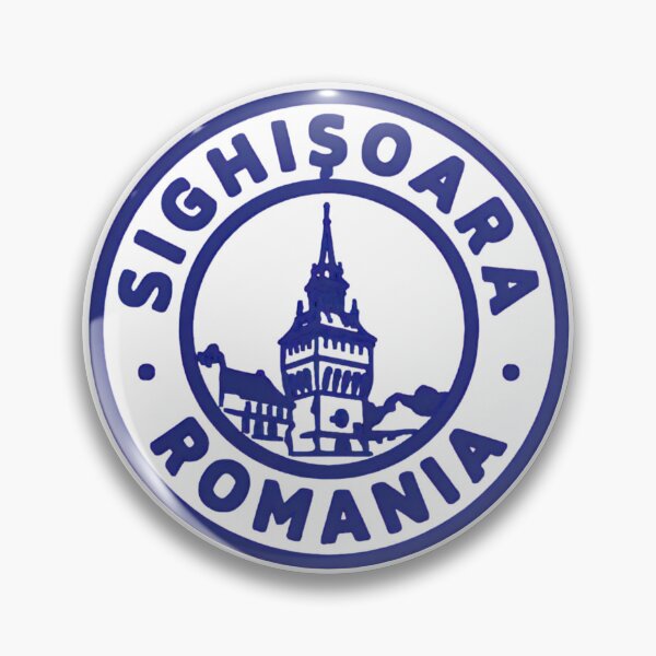 Item preview, Sighișoara Romania Emblem Sticker – Medieval City Seal Design designed and sold by Timeless Design.