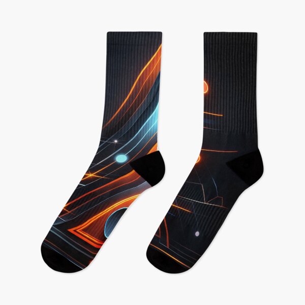 Item preview, Neon Triangle Tech Geometry designed and sold by Kaleidoscope Print.