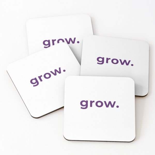 Item preview, grow. - Minimalist micro slogan designed and sold by Bianca Eder - Healing Collection.