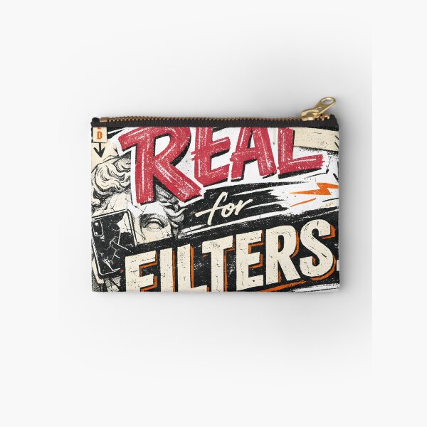 Item preview, Too Real For Filters Streetwear Aesthetic - Authentic Raw Reality Neo Classical Statue Typography Design for Stoics and Minimalists - Unfiltered Vibes Urban Graphic Art by Vivaan Studio designed and sold by Vivaan Studio.