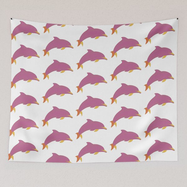 Item preview, Dolphin Wall Art Print — Minimalist Ocean Art designed and sold by iampaulmorris.