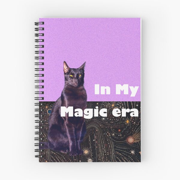 Item preview, In My Magic Era – Black Cat & Cosmic Night designed and sold by SlowlyMiracles.