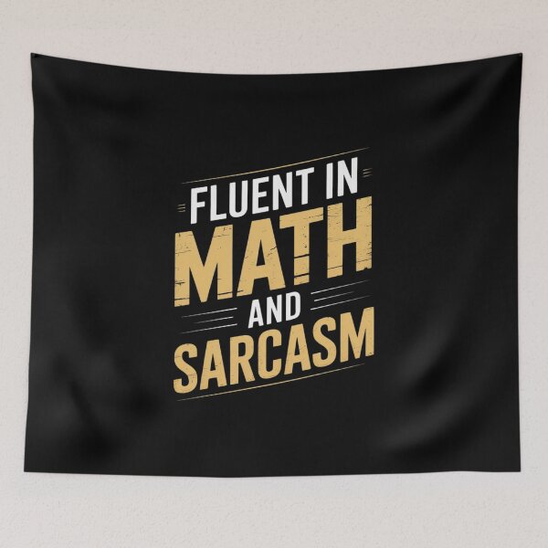 Item preview, Womens Fluent in Math and Sarcasm designed and sold by joyouartArt.