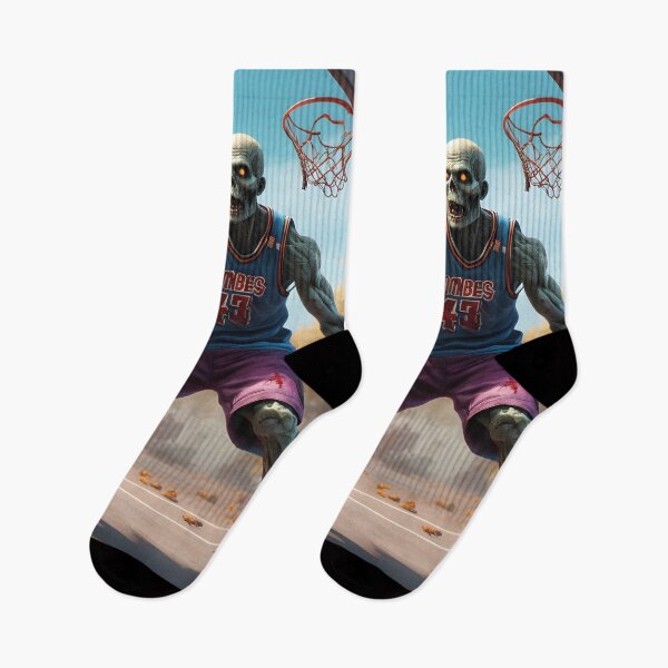 Item preview, Cool zombie basketball player on the court designed and sold by Mauswohn.
