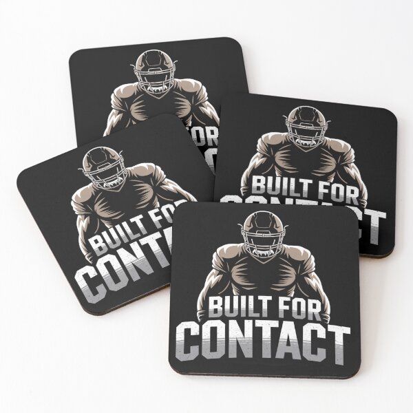 Item preview, Built for Contact – Hard-Hitting Football Power T-Shirt designed and sold by RMTrendy.