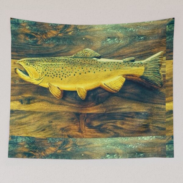 Item preview, Brown Trout Decoy  designed and sold by Matt Starr Fine Art .