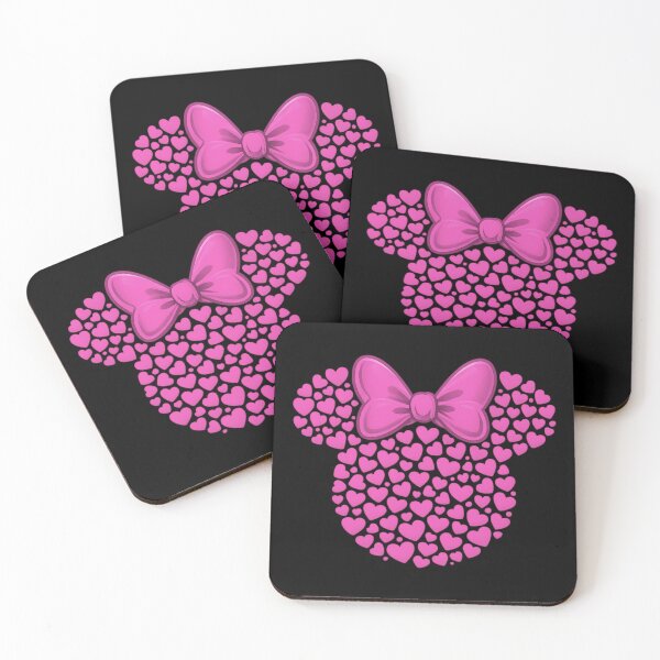 Item preview, Pink Heart Filled Bow Icon Love Design designed and sold by tarzbol.