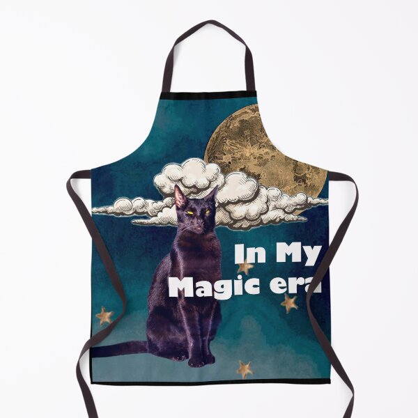 Item preview, In My Magic Era – Black Cat & Moon Night designed and sold by SlowlyMiracles.