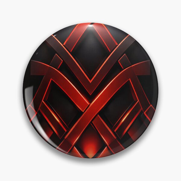 Item preview, Red Black Metallic Celtic Knot designed and sold by Kaleidoscope Print.