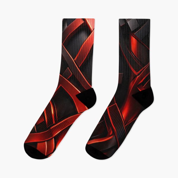 Item preview, Red Black Metallic Celtic Knot designed and sold by Kaleidoscope Print.