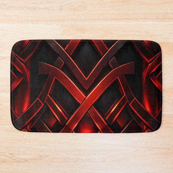 Item preview, Red Black Metallic Celtic Knot designed and sold by Kaleidoscope Print.