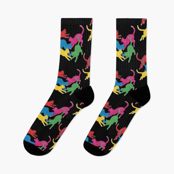 Item preview, Colorful Cats in Motion designed and sold by Miryou.