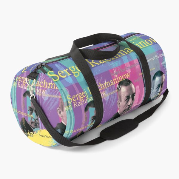 Item preview, Rachmaninoff portrait collage in bright colors designed and sold by Mauswohn.