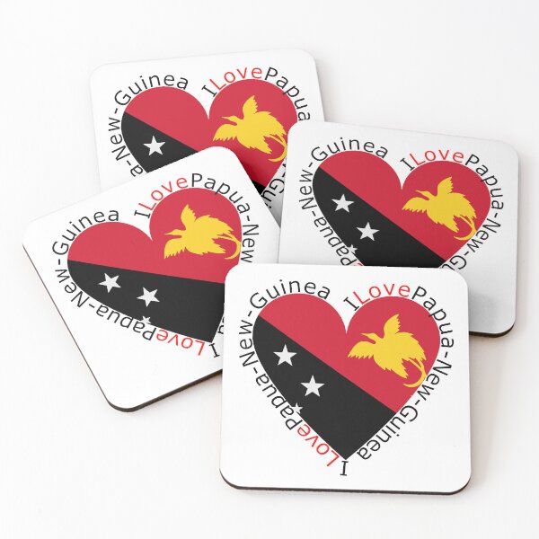 Item preview, I Love Papua New Guinea  Heart designed and sold by TheIconSmith.
