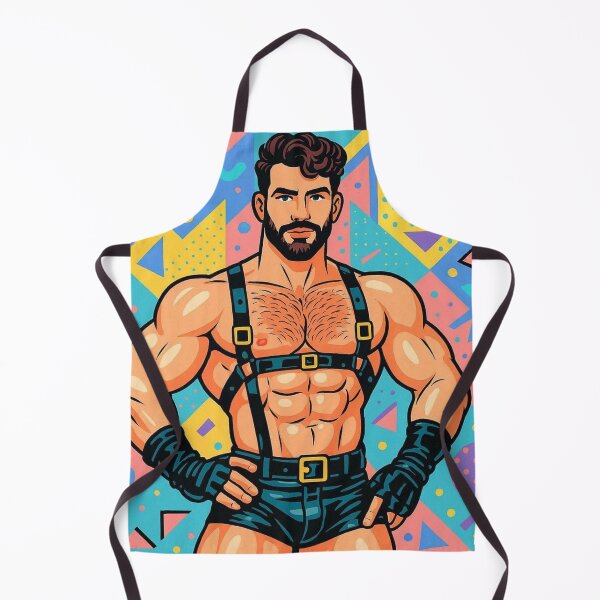 Item preview, Gay Leather Berlin Postmodernism Pop Color Pride Graphic Design designed and sold by ItsAKinkThing.